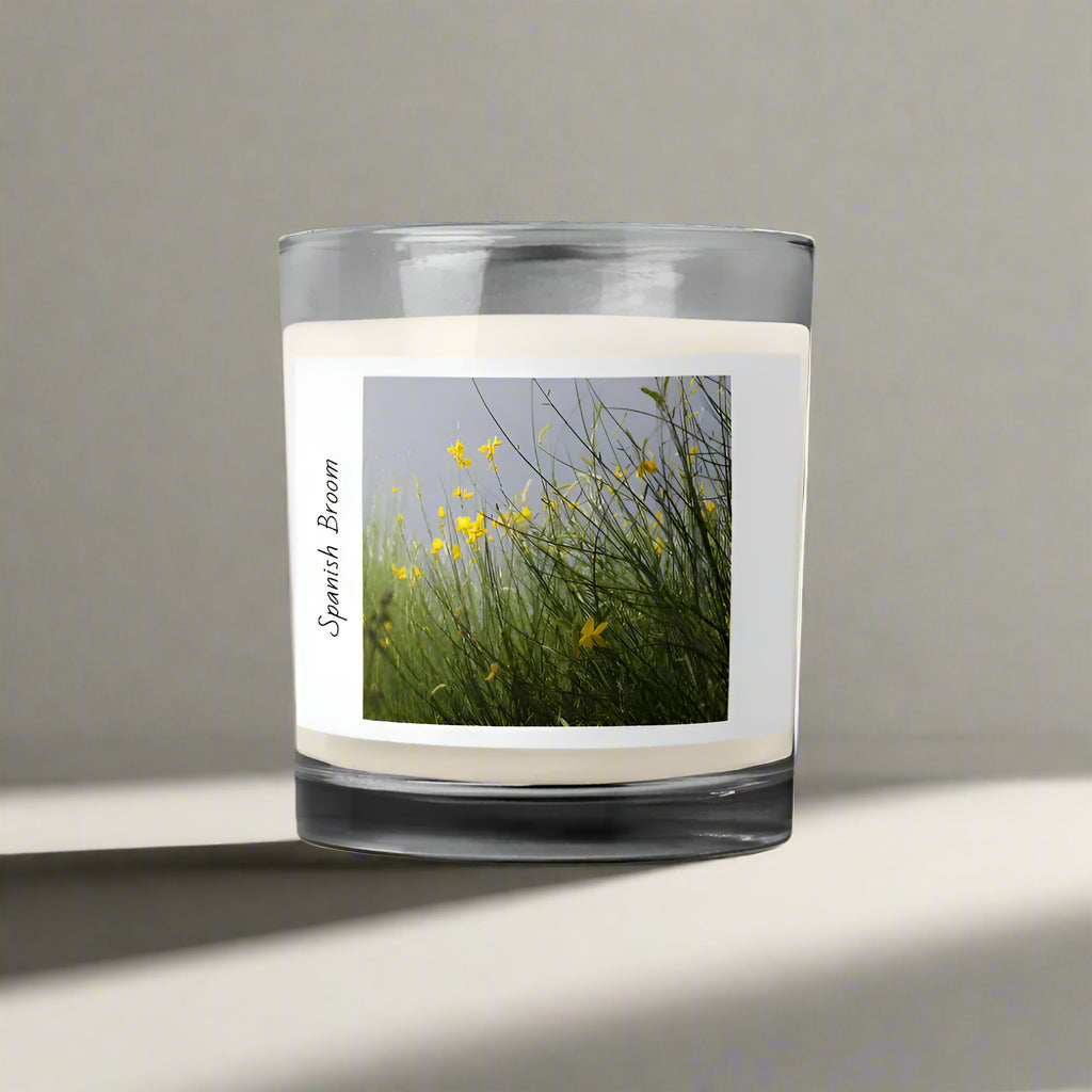 Glass Jar Soy Wax Candle - Spanish Broom