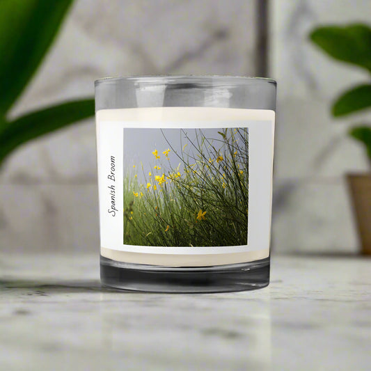 Glass Jar Soy Wax Candle - Spanish Broom