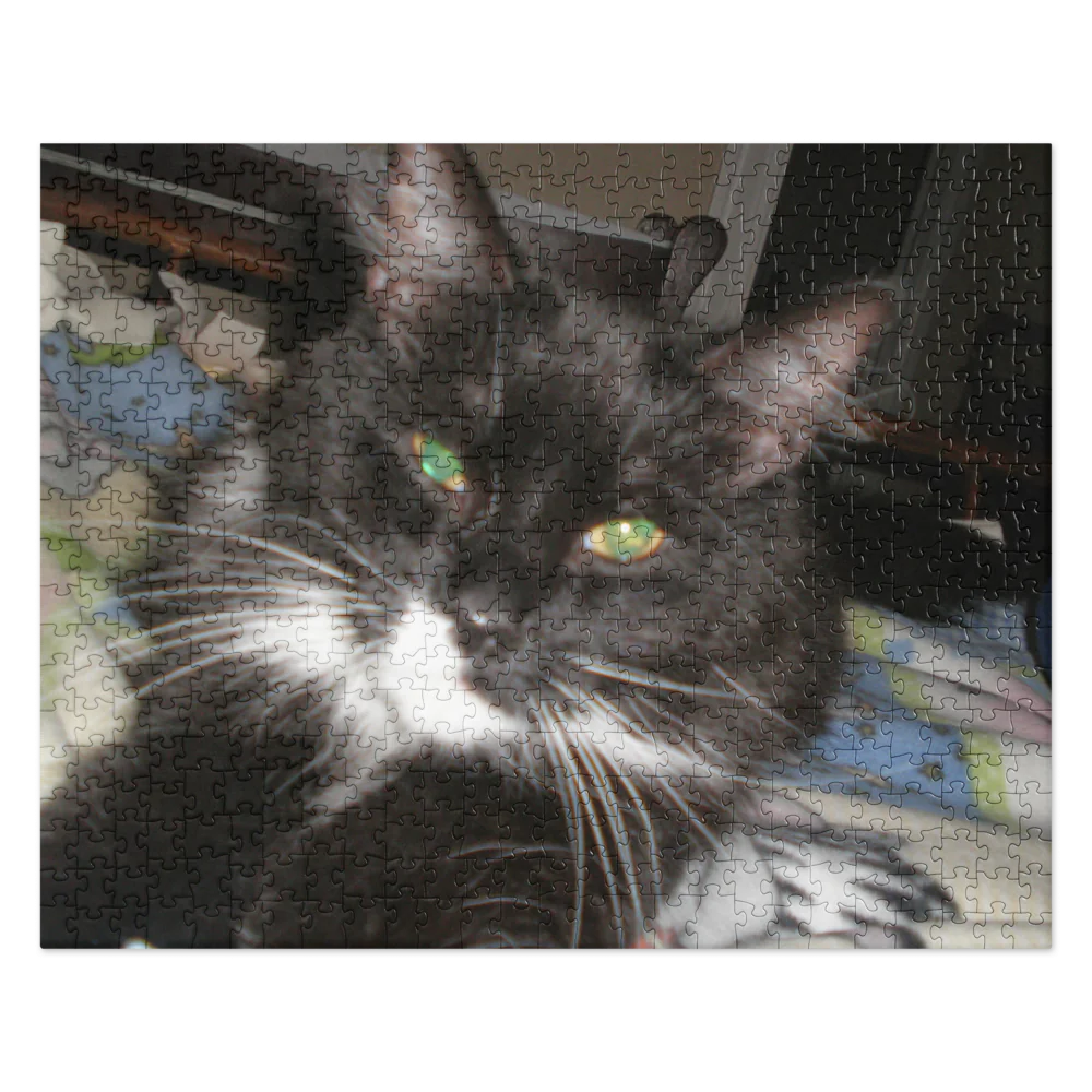 Jigsaw Puzzle - Cat with Blue Eyes