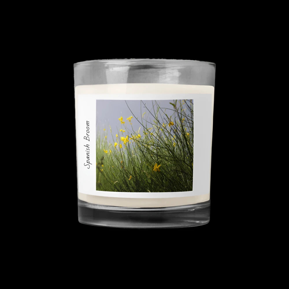 Glass Jar Soy Wax Candle - Spanish Broom