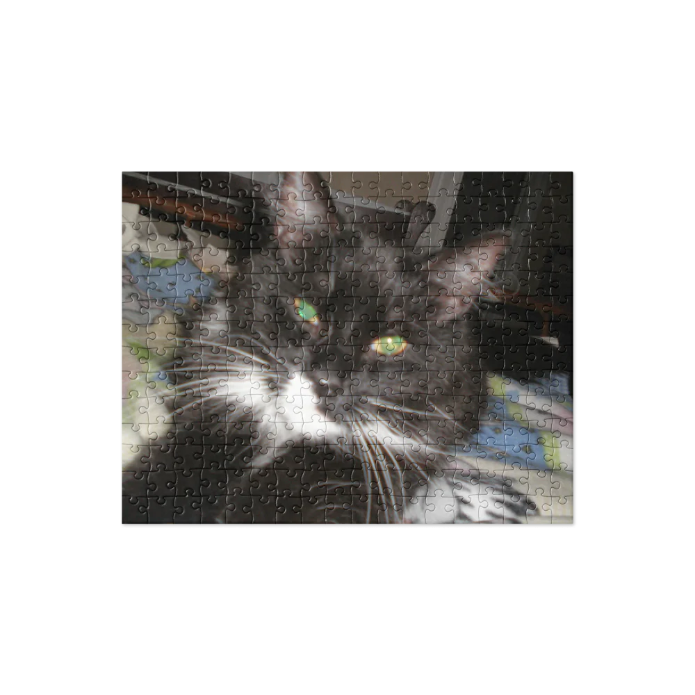 Jigsaw Puzzle - Cat with Blue Eyes
