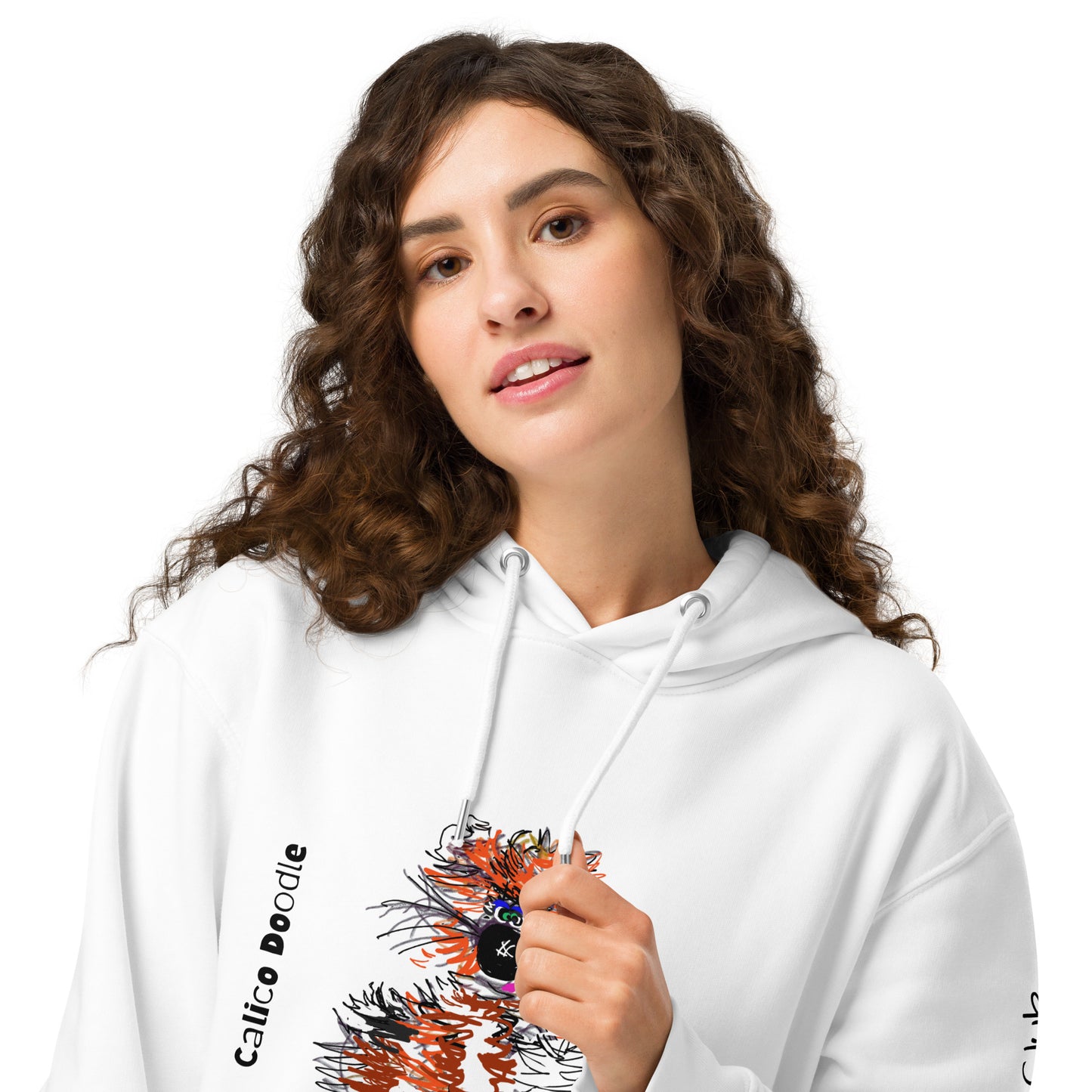 Calico Doodle 2 - Unisex essential organic hoodie