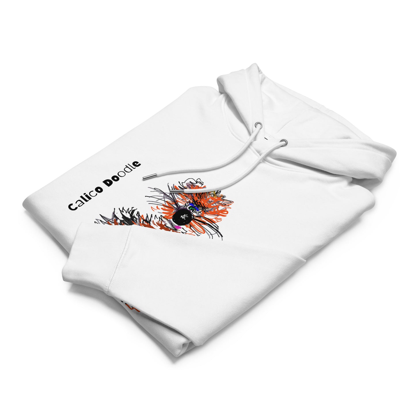 Calico Doodle 2 - Unisex essential organic hoodie