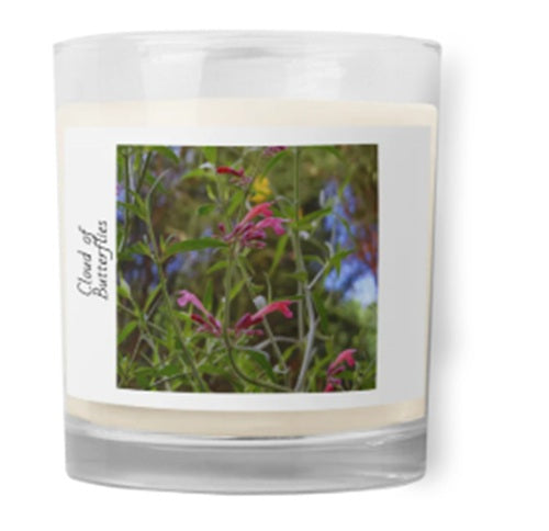 Glass Jar Soy Wax Candle - Cloud of Butterflies