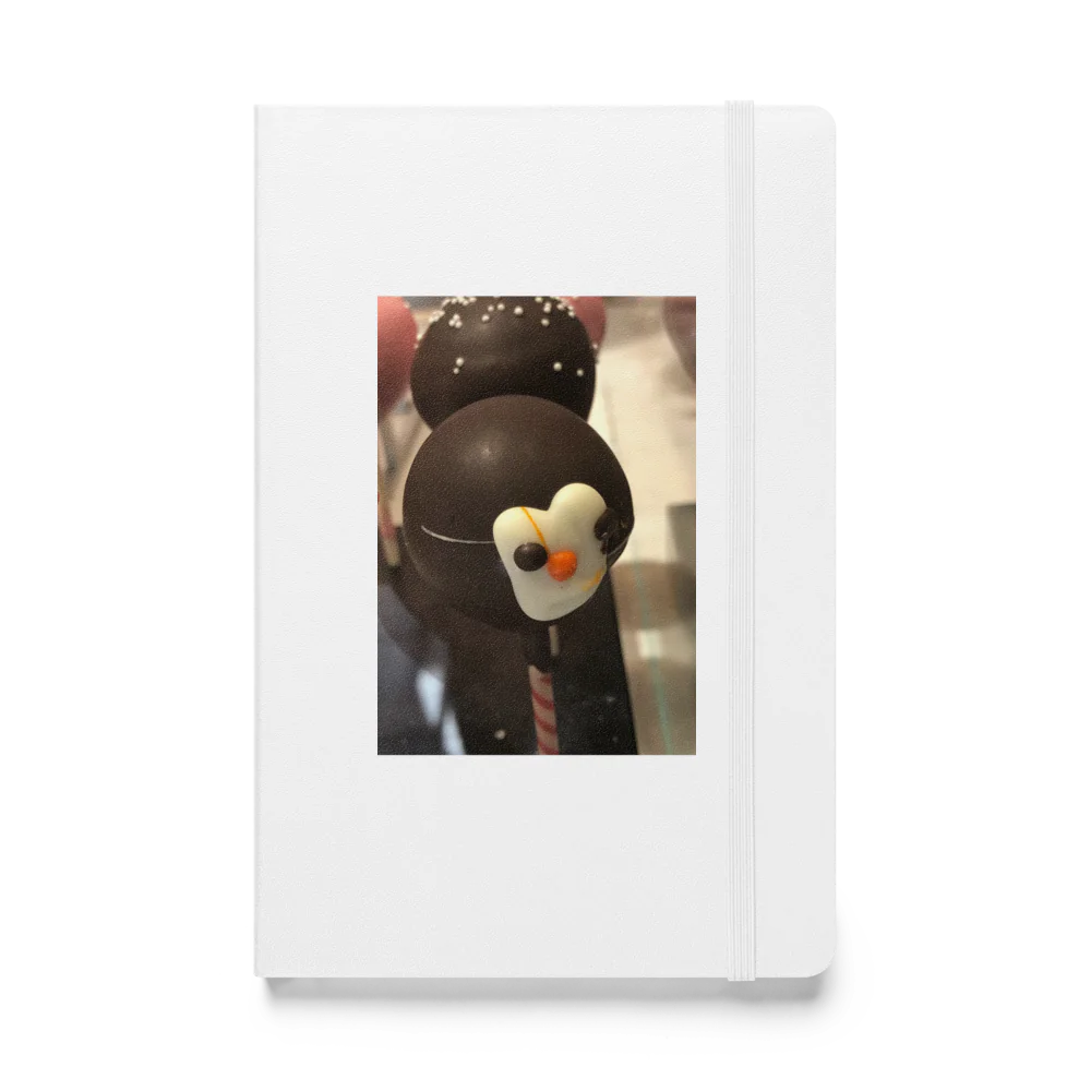 Hardcover Bound Notebook | JournalBook® - Penguin Cake Pop