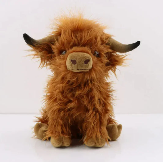 Scottish Highland Cow Long-Hair Plush Toy