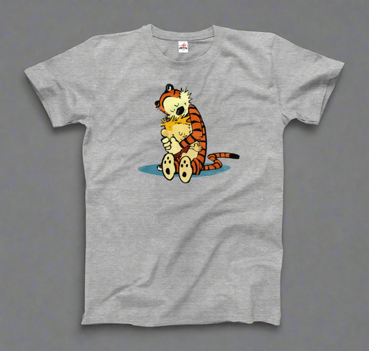 Calvin and Hobbes Hugging T-Shirt