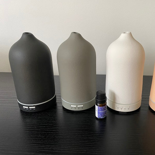 Ceramic Aroma Diffuser - 100mL Essential Oil Ultrasonic Diffuser, Aromatherapy