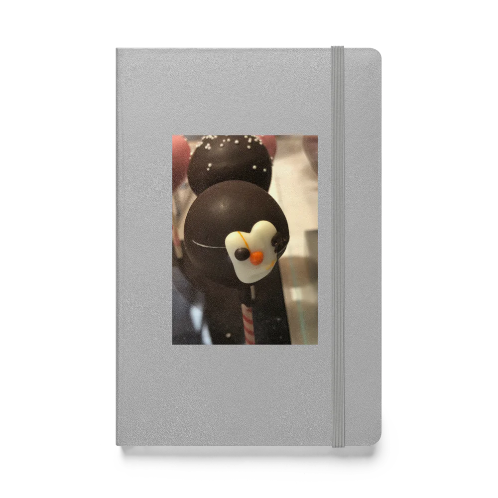 Hardcover Bound Notebook | JournalBook® - Penguin Cake Pop